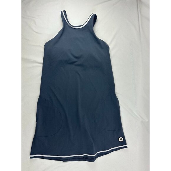 Vuori Volley Performance Dress Azure Blue Grey Color Women’s Size Small - Picture 3 of 8